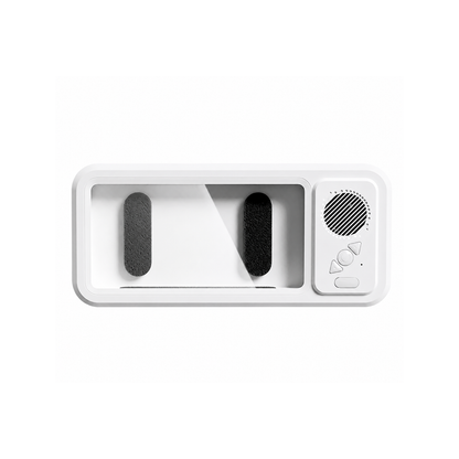 AquaSound Pro Dock branco com suporte para smartphone e altifalante integrado - Quantumix
